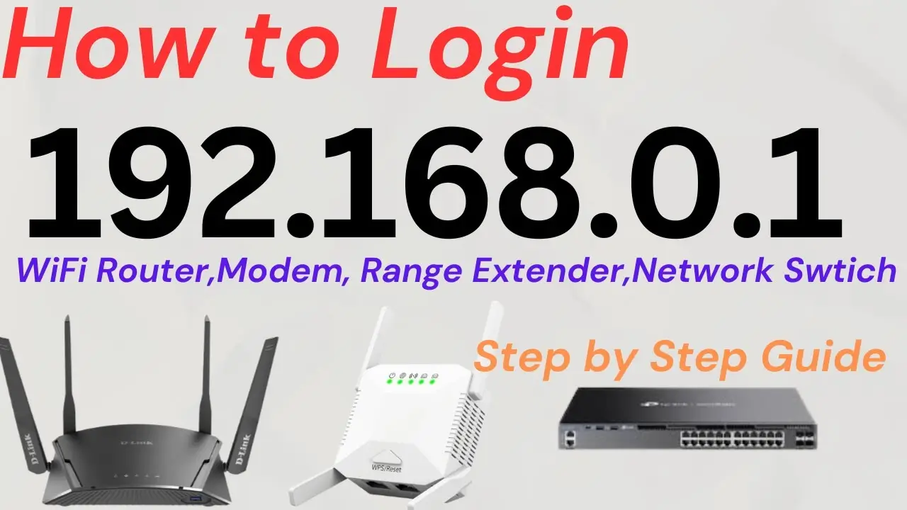 192.168.0.1 Admin Login Video Gide