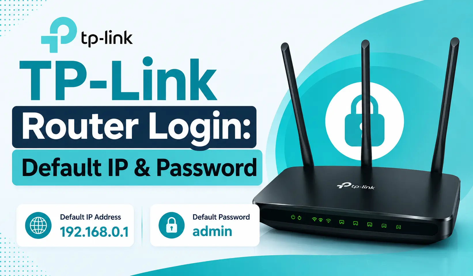 TP-Link Router Login Default IP & Password 2026