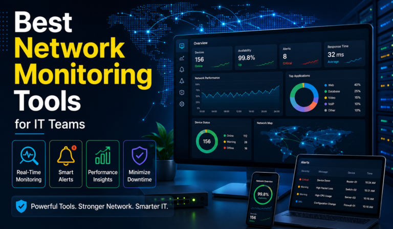 Best Network Monitoring Tools for IT Teams in 2026