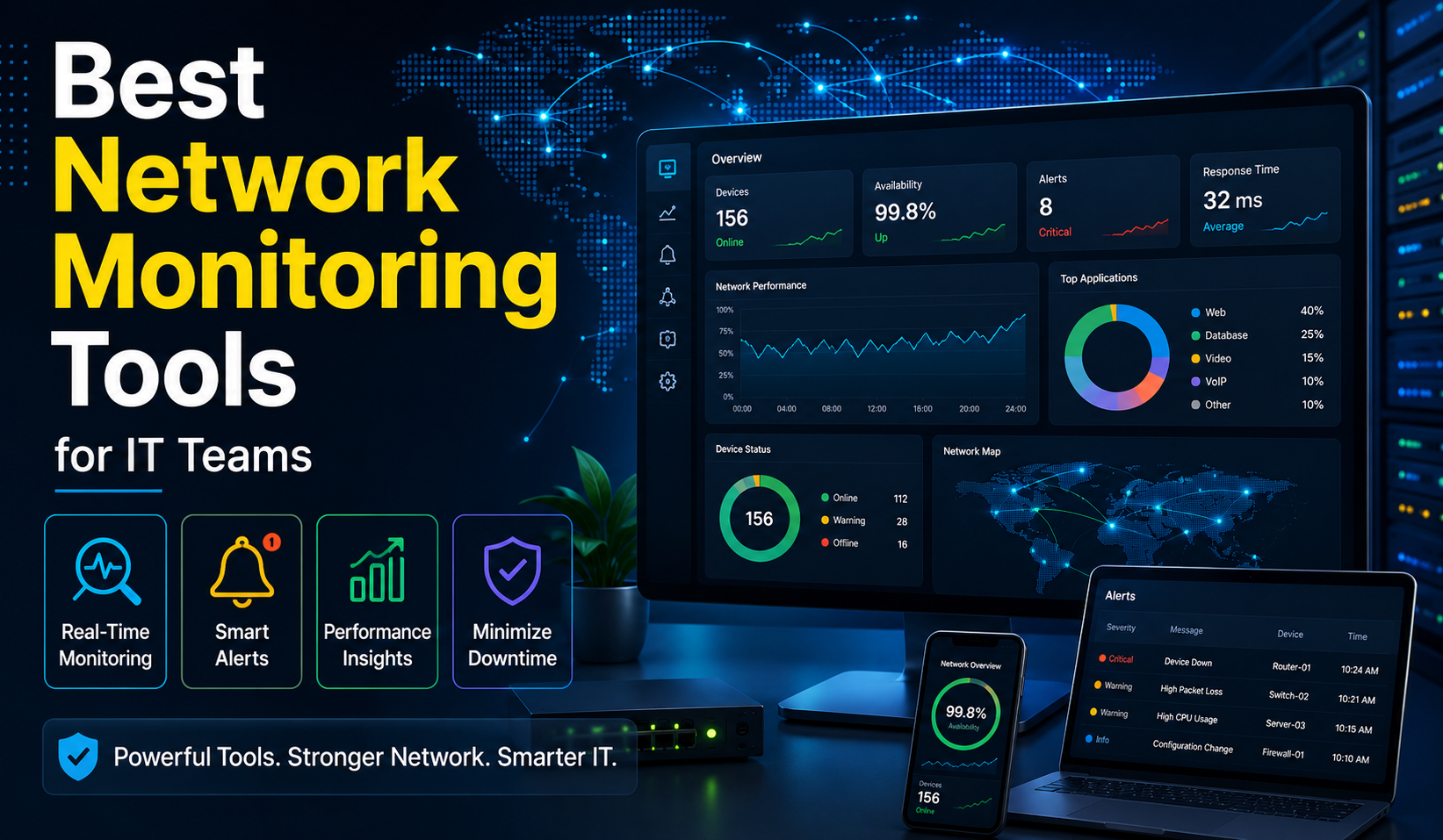 Best Network Monitoring Tools for IT Teams in 2026